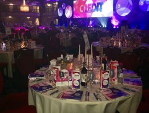 The MERJE table at the Credit Awards 2017