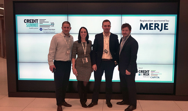 The MERJE team at the Credit Summit