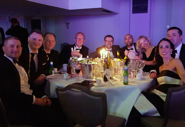 The MERJE table at the Credit Awards 18