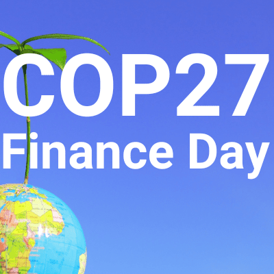 MERJE: COP27 Finance Day